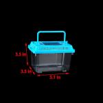 20 Pack Small Plastic Reptile Carrier Enclosures