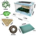 Collapsible Gecko Tank Starter Kit for Reptiles