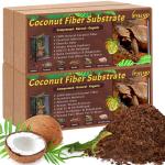 Coconut Fiber Substrate for Reptiles - 4 Pack