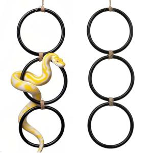 2-Pack Snake Climbing Rings for Reptile Tanks