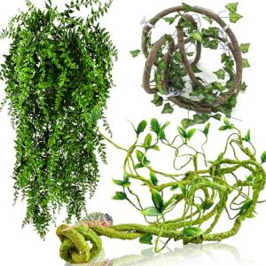Flexible Reptile Vines for Terrarium Decor