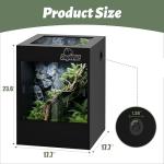 33 Gallon Tall Reptile Tank with Sliding Door