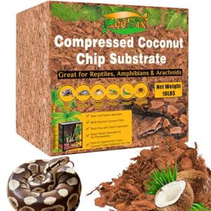 10LB Coconut Fiber Chips Substrate for Reptiles