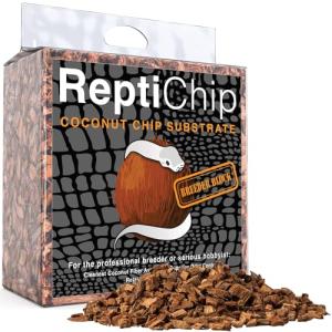 Coconut Chip Bedding for Reptile Habitats