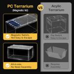 Clioran Reptile Terrarium Starter Kit for Pets