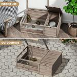 Wooden Tortoise Habitat House for Reptiles