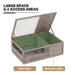 Wooden Tortoise Habitat House for Reptiles
