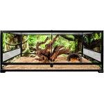Extra-Long Tempered Glass Terrarium for Reptiles