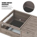 Wooden Tortoise Habitat House for Reptiles