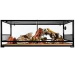 Extra-Long Tempered Glass Terrarium for Reptiles
