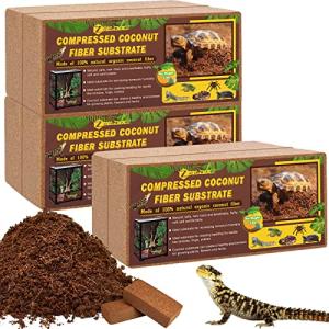 Coconut Fiber Substrate for Reptiles - 6 Pack