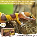 Coconut Fiber Substrate for Reptiles - 6 Pack