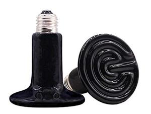 150W Infrared Heat Lamp for Reptiles - 2-Pack