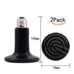 150W Infrared Heat Lamp for Reptiles - 2-Pack