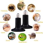 150W Infrared Heat Lamp for Reptiles - 2-Pack