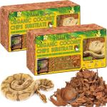 2-Pack Natural Coconut Chips for Reptile Bedding
