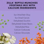 Zilla Reptile Munchies Vegetable Mix with Calcium