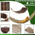 Bearded Dragon Hammock with Jungle Climbing Vines
