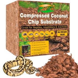 10LB Coconut Fiber Chips Substrate for Reptiles