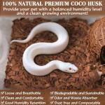 10LB Coconut Fiber Chips Substrate for Reptiles