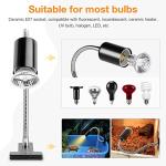Reptile Heat Lamp with Rotatable Hose and Timers