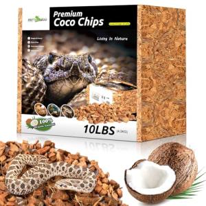 Coconut Chip Bedding for Reptiles and Amphibians