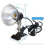 Adjustable Heat Lamp Clamp for Reptiles