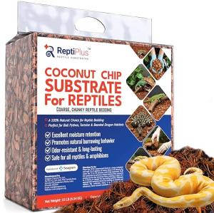 Coconut Chip Substrate for Reptiles - 10 LB Block