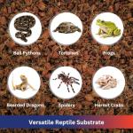 Coconut Chip Substrate for Reptiles - 10 LB Block
