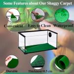 HERCOCCI 2 Pack Reptile Carpet for Terrariums