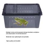 Portable Transparent Reptile Feeding Box and Habitat