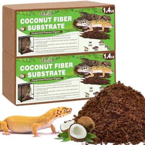 Halatool Coconut Fiber Substrate for Reptiles - 2 Pack