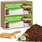 Halatool Coconut Fiber Substrate for Reptiles - 2 Pack