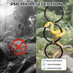 2-Pack Snake Climbing Rings for Reptile Tanks