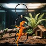 2-Pack Snake Climbing Rings for Reptile Tanks