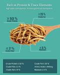 Dried Mealworms for Reptiles and Small Pets