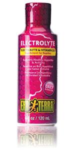Exo Terra Electrolyte & Vitamin D3 Supplement 120ml