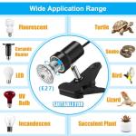 DaToo Rotatable Heat Lamp for Reptiles and Turtles