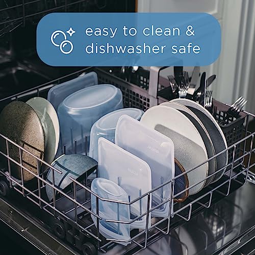 Aqua Silicone Reusable Storage Bags 4-Pack
