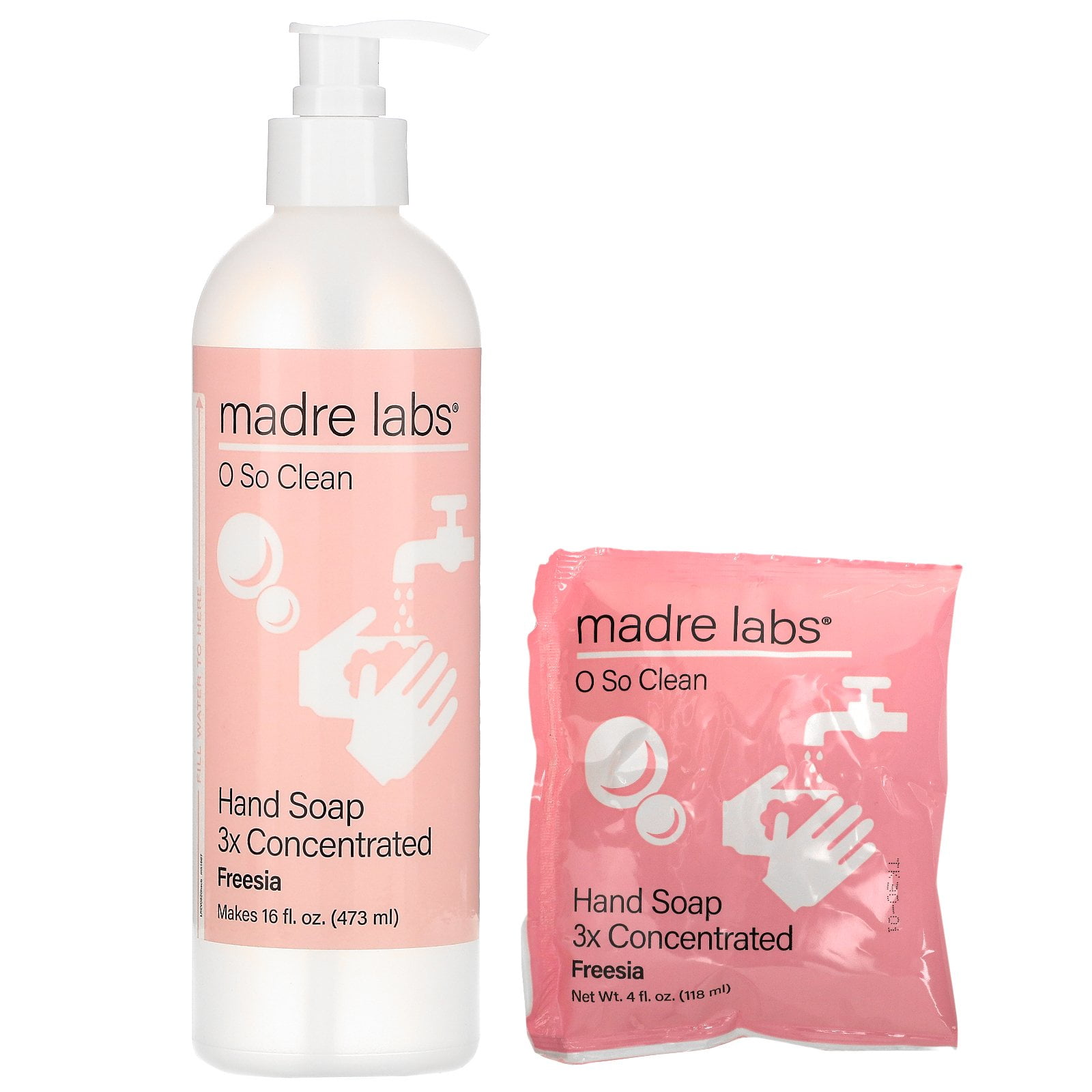 Concentrated Eco-Friendly Hand Soap, Freesia Scent