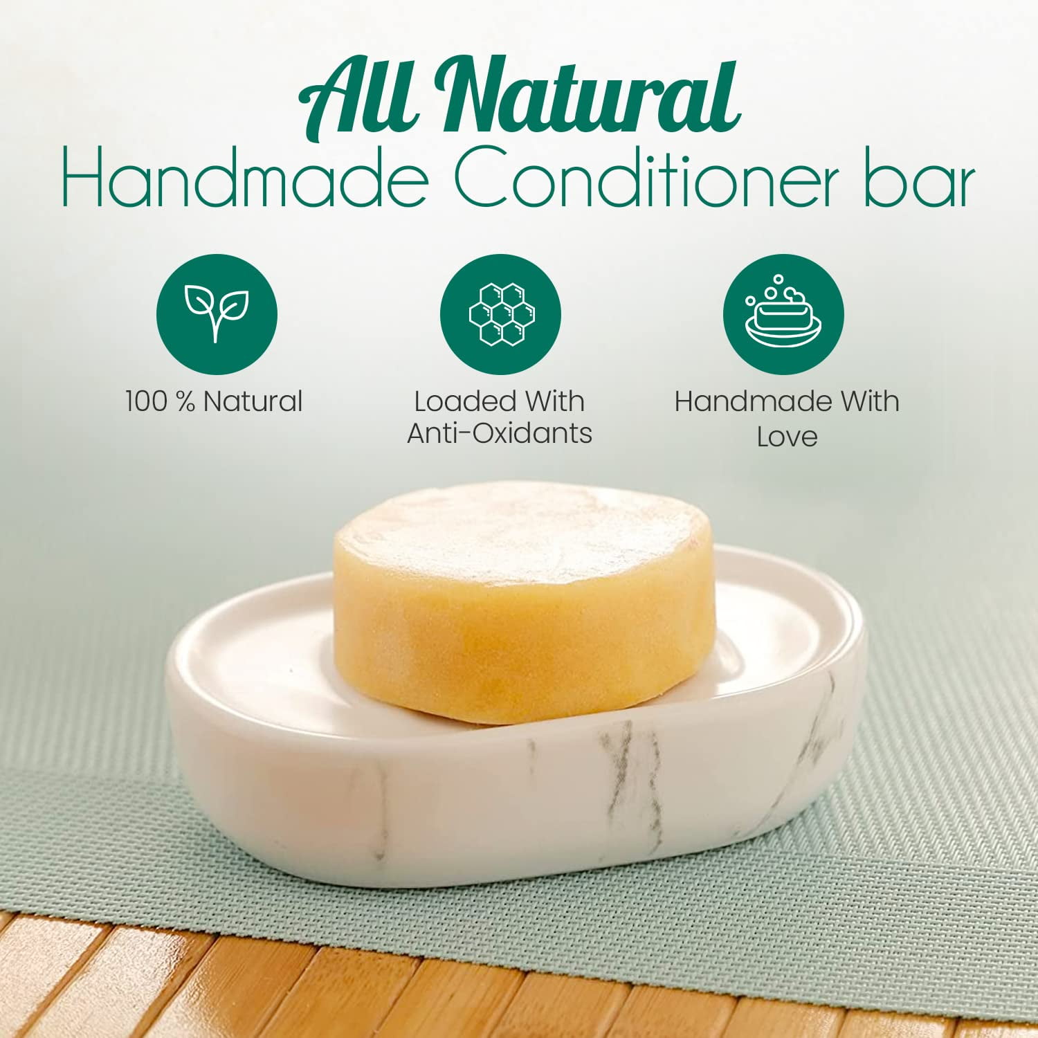 BeNat Lavender Shampoo & Lemon Conditioner Bars