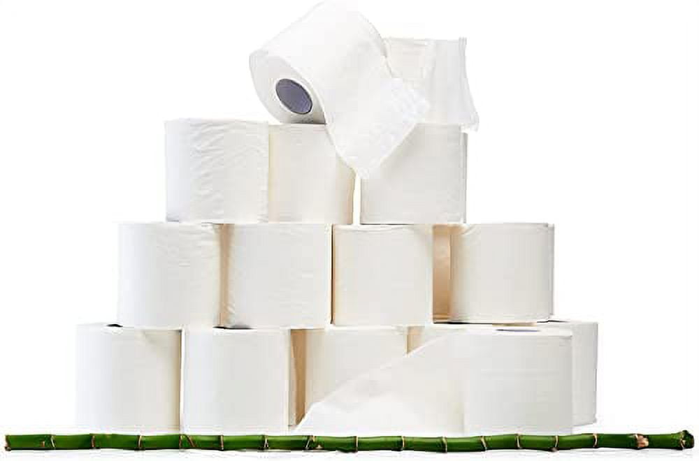 16 Double Rolls of Eco-Friendly Bamboo Toilet Paper