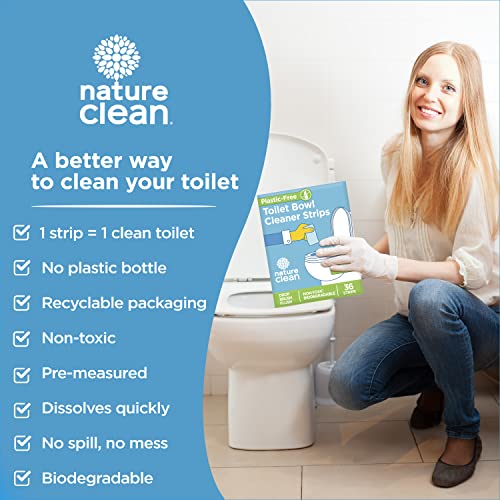 Eco-Friendly Toilet Bowl Cleaner Strips (36 Count)