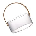 Eco-Friendly Leather Handle Storage Basket for Home