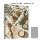 Eco-Friendly Wooden Frame Abstract Canvas Print