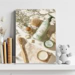 Eco-Friendly Wooden Frame Abstract Canvas Print