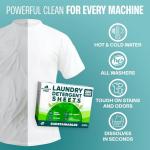 Eco-Friendly Laundry Detergent Sheets - Unscented