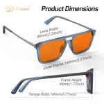 Blue Light Blocking Glasses for Sleep and Comfort
