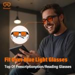 Bloomoak Blue Light Blocking Fit Over Glasses