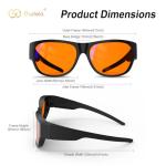Goiteia Amber Tint Blue Light Blocking Glasses
